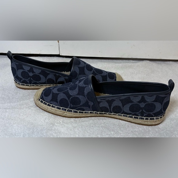 Coach Codi Espadrille In Signature Denim  Size 9.5B NWOB - Picture 3 of 7